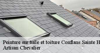 Peinture sur tuile et toiture  conflans-sainte-honorine-78700 Artisan Chevalier