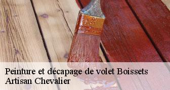 Peinture et décapage de volet