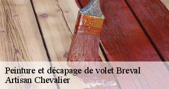 Peinture et décapage de volet