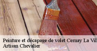 Peinture et décapage de volet