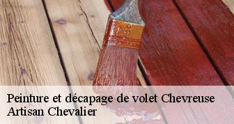 Peinture et décapage de volet