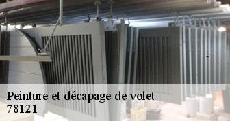 Peinture et décapage de volet