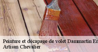 Peinture et décapage de volet