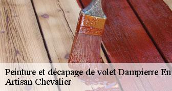 Peinture et décapage de volet