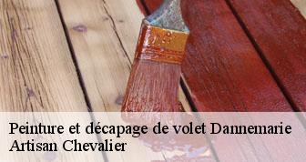 Peinture et décapage de volet