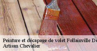 Peinture et décapage de volet