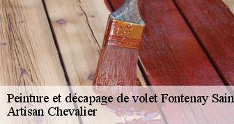 Peinture et décapage de volet