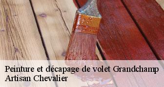 Peinture et décapage de volet