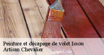 Peinture et décapage de volet