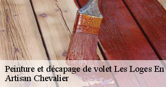 Peinture et décapage de volet