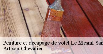 Peinture et décapage de volet