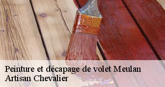 Peinture et décapage de volet