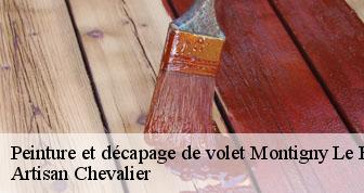 Peinture et décapage de volet