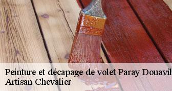 Peinture et décapage de volet