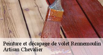 Peinture et décapage de volet