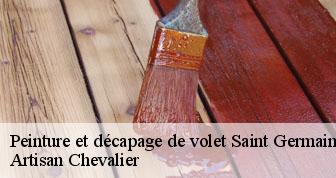 Peinture et décapage de volet