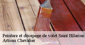 Peinture et décapage de volet