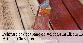 Peinture et décapage de volet