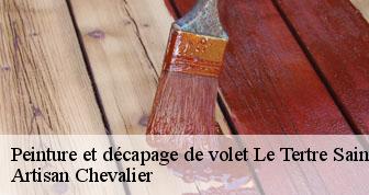 Peinture et décapage de volet