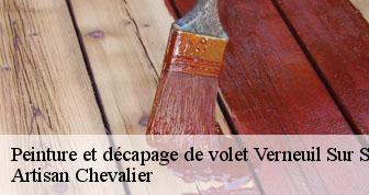 Peinture et décapage de volet