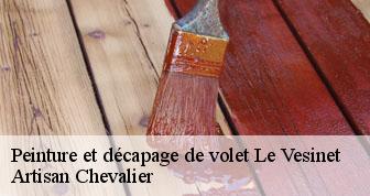 Peinture et décapage de volet