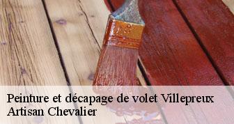 Peinture et décapage de volet