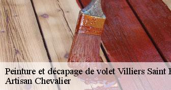 Peinture et décapage de volet