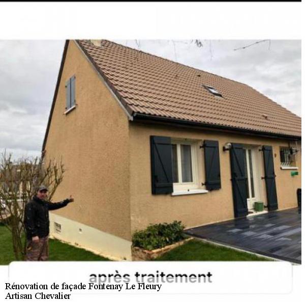 Rénovation de façade fontenay-le-fleury-78330 Artisan Chevalier